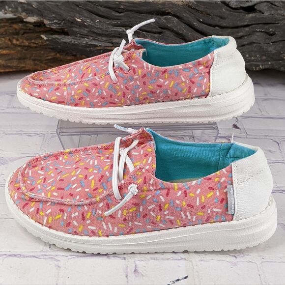 Hey Dude Wendy Youth Casual Shoes Slip-On Loafers - Picture 4 of 9